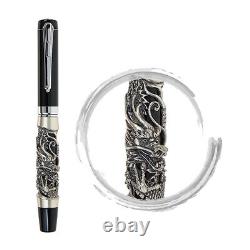 Germany Nib Fountain Pen ARTEX Chinese Zodiac, Silver Color, Free Engraving