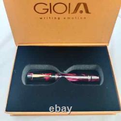 Gioia Allaria Amaranto Fountain Pen Black & Red, Resin