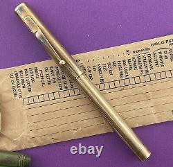 Gorgeous Swan Solid 14K Gold Fountain Pen Outstanding Soft Medium Nib