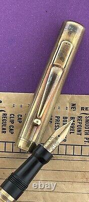 Gorgeous Swan Solid 14K Gold Fountain Pen Outstanding Soft Medium Nib