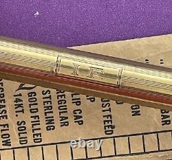 Gorgeous Swan Solid 14K Gold Fountain Pen Outstanding Soft Medium Nib