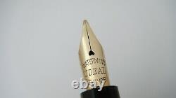 Gorgeous Waterman 42 1/2 Safety Pen, Bchr, Semi Flex 14k Stub Medium Nib