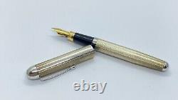 Gorgeous Yafa Fountain Pen, In Box, Sterling Silver, Firm Medium Nib, W. Germany