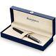 Hemisphere Essential Matte Black Chrome Trim Medium Point Fountain Pen S092