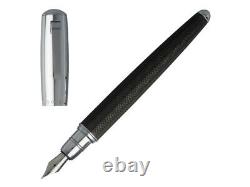 Hugo Boss Pure Black Medium Fountain Pen