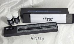 Indigraph Steel Fountain Pen with 3 Nibs (F, M, EF) + 2 India Ink Refill Bottles