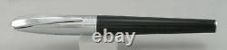 Jaguar Concept Black Lacquer & Silver Fountain Pen Medium Nib New In Box