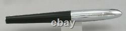 Jaguar Concept Black Lacquer & Silver Fountain Pen Medium Nib New In Box