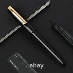 KACO Master 14K Gold Classic Black Fountain Pen Alloy Case, F Nib Executive Pen