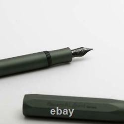 Kaweco AL Sport Fountain Pen Limited Edition Midnight Green, Fine Nib