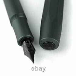 Kaweco AL Sport Fountain Pen Limited Edition Midnight Green, Fine Nib