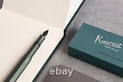 Kaweco AL Sport Fountain Pen Limited Edition Midnight Green, Fine Nib