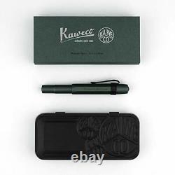 Kaweco AL Sport Fountain Pen Limited Edition Midnight Green, Fine Nib