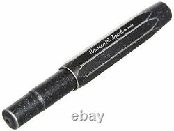 Kaweco AL-Sport Stonewashed Fountain Pen black, F Nib (Fine) Used Working