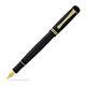 Kaweco Dia 2 Fountain Pen Black & Gold Fine Point