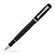 Kaweco Dia 2 Fountain Pen In Black With Chrome Trim Broad Point New -germany