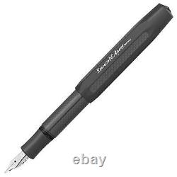 Kaweco Fountain Pen AC Sport Aluminum and Carbon Fiber, Black, Fine 10002278