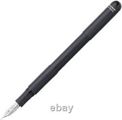 Kaweco Supra Fountain Pen in Aluminum Black Extra Fine Nib NEW in Boz
