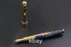 Klimt Tree of Life Fountain Pen Gold Silver Medium Nib Waterman Black Cartridge