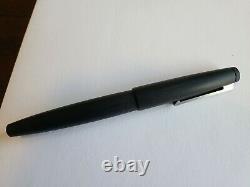 LAMY 2000 Matte Black Fountain Pen Fine used in excellent condition