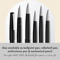 LAMY 2000 Matte Black Fountain Pen Medium