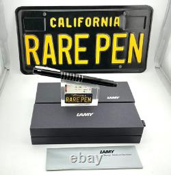 LAMY ACCENT BLACK DIAMOND Fountain Pen 14K Broad nib MINT BOXED