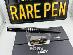 LAMY ACCENT BLACK DIAMOND Fountain Pen 14K Broad nib MINT BOXED