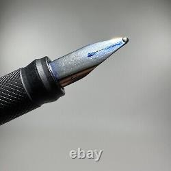 LEVENGER ROTRING 600 FOUNTAIN PEN BOLD NIB Engraved Letters Black