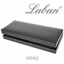 Laban 325 Fountain Pen Black Cap with Ivory Barrel Medium Point
