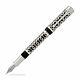 Laban Formula Fountain Pen Black With Silver Two-tone Overlay Broad Point