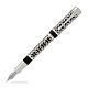 Laban Formula Fountain Pen Black With Silver Two-tone Overlay Fine Point