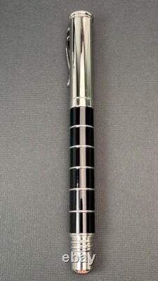 Laban Ring Black Rollerball Fountain Pen Medium Nib (no Box/papers)