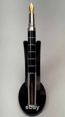 Laban Ring Black Rollerball Fountain Pen Medium Nib (no Box/papers)