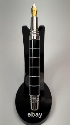 Laban Ring Black Rollerball Fountain Pen Medium Nib (no Box/papers)