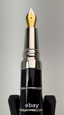 Laban Ring Black Rollerball Fountain Pen Medium Nib (no Box/papers)