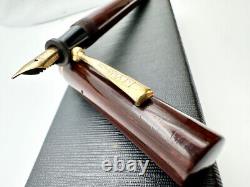 Lakeside Woodgrain Fountain Pen M 14k Flex