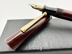 Lakeside Woodgrain Fountain Pen M 14k Flex