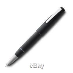 Lamy 001 2000 Black Fine (F) Gold Nib Fountain Pen 4000020
