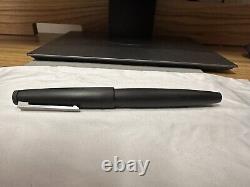 Lamy 2000 Fine Nib Fountain Pen, Black Makrolon- Barely Used, Box, Papers