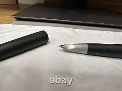 Lamy 2000 Fine Nib Fountain Pen, Black Makrolon- Barely Used, Box, Papers