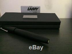 Lamy 2000 Fountain Pen, 14K Fine Nib & Black Ink Bottle