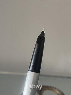 Lamy 25P Pen Fountain Pen Silver Black IN Cartridge Marking, Vintage