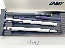 Lamy CP-1 White Black Fountain Pen 585 F. 5mm Mech Pencil W. Germany M50 Hi