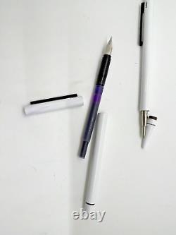 Lamy CP-1 White Black Fountain Pen 585 F. 5mm Mech Pencil W. Germany M50 Hi