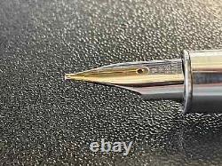 Lamy Scala Fountain Pen Piano Black Medium 14K Gold Nib Orig. Box M studio 585