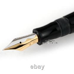 Loiminchay Jr. Qian Long Black Fountain Pen with Sterling Silver Clip #28/50