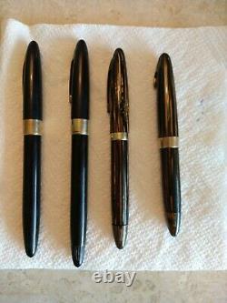 Lot of 4 Vintage Sheaffer's Fountain Pens