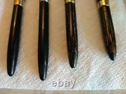 Lot of 4 Vintage Sheaffer's Fountain Pens