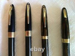 Lot of 4 Vintage Sheaffer's Fountain Pens