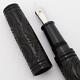Lotus Large Saral Hand Carved Fountain Pen Black Ebonites, Jowo #6 Nibs (new)